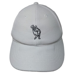 Garb Girl's Strapback Hat White Size Ages 5-12 Embroidered Golf Logo